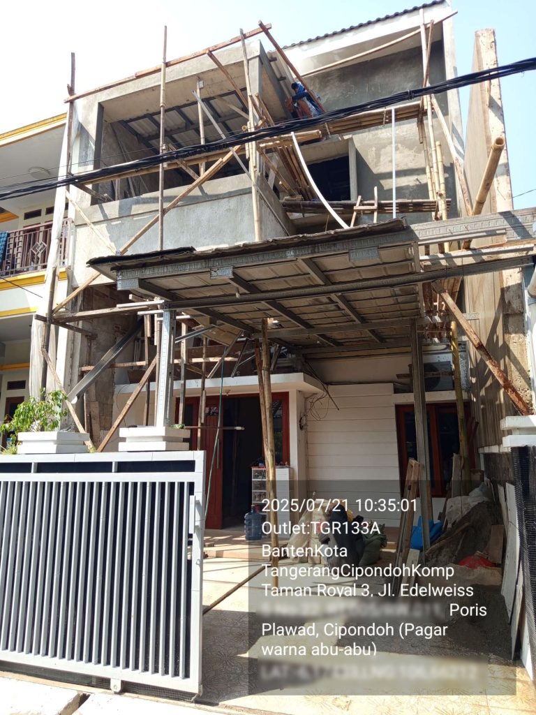 Renovasi Rumah Tinggal Cluster Edelweiss – Taman Royal 1